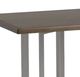 Bassett® Furniture Customizable BenchMade Astor Maple 90" Dining Table with Stainless Steel Base-1