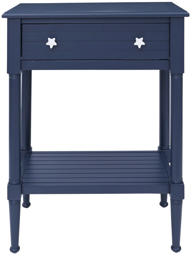 Linon Starfish Navy Accent Table-2