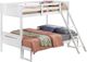 Coaster® Littleton White Twin/Full Bunk Bed-2