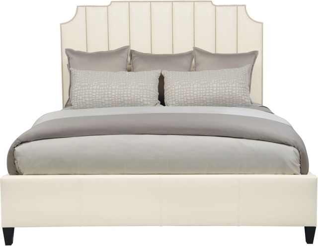 Bernhardt Bayonne Leather Upholstered Bed-0