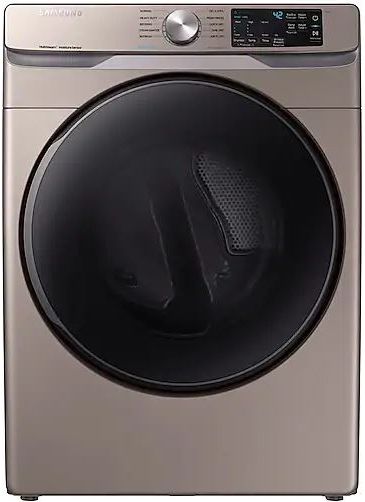 Samsung champagne front load steam washer with electric dryer samalaundry7 discount