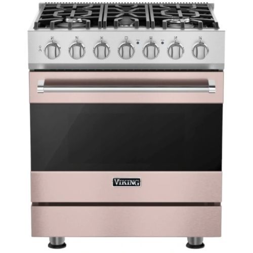 Viking® 3 Series 30" Blush Pro Style Dual Fuel Range-0