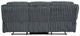 Homelegance® Goodland Dark Gray Double Manual Reclining Sofa-3