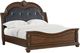 Elements International Cadenza 3-Piece Black/Brown King Upholstered Panel Bedroom Set-4