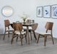 New Classic® Home Furnishings Oscar Walnut Drop Leaf Dining Table-1