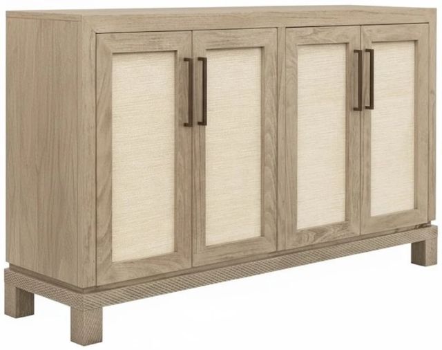 International Furniture Direct Solara White Console-0