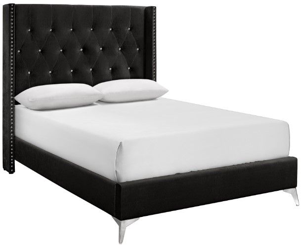 New Classic® Home Furnishings Huxley Black Full Panel Bed -0