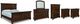 Millennium® by Ashley Porter 6-Piece Rustic Brown California King Panel Bed Set-0