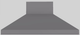 Vent-A-Hood® 66" Gunsmoke Wall Mounted Range Hood-0