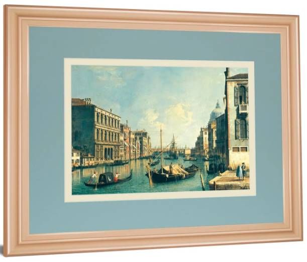 Classy Art The Grand Canal, Venice the Rialto Bridge by Antonia Canaletto Wall Art-1
