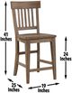Steve Silver Co. Riverdale Driftwood Counter Stool-2