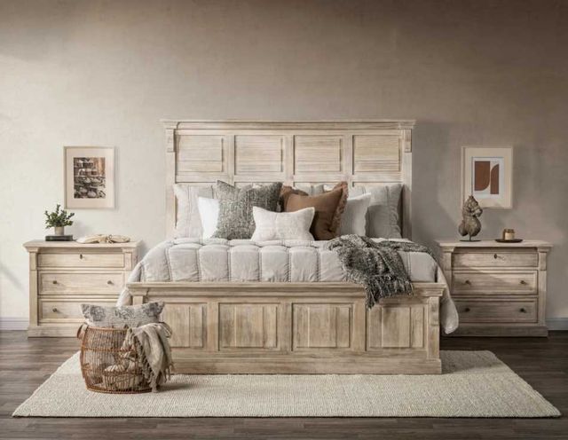 Classic Home Adelaide Natural Cream Wash Nightstand-1