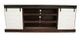 American Heartland Manufacturing Rustic 82" Two-Tone Mosaic TV Stand-1