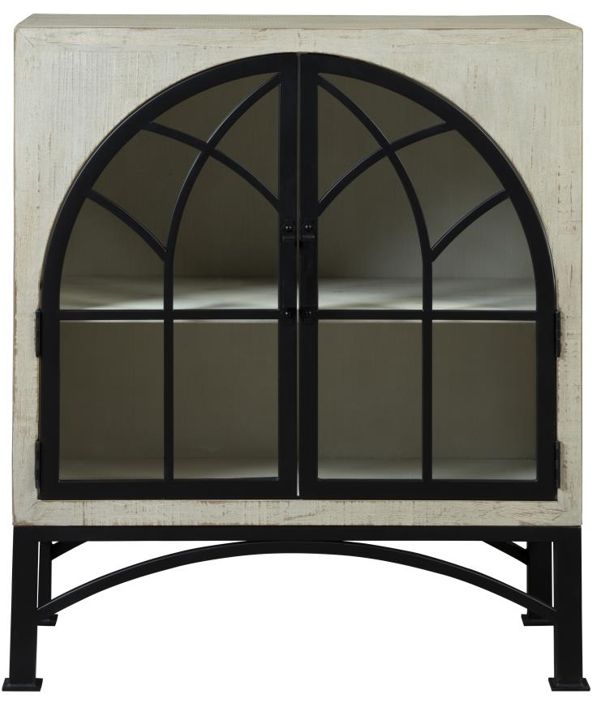 Nest Home Collections Victoria White Wash Small Cabinet-1