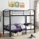 ACME Furniture Cayelynn Black Twin Over Twin Bunk Bed-1