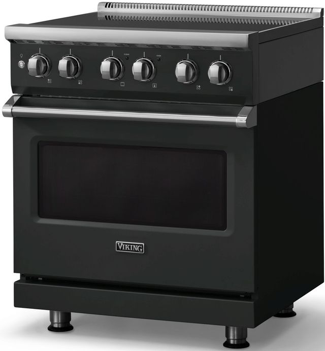 Viking® 5 Series 30" Valentine Pro Style Induction Range with Polished Chrome Trim-3