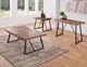 Steve Silver Co. Walden Brown Sofa Table with Black Base-1