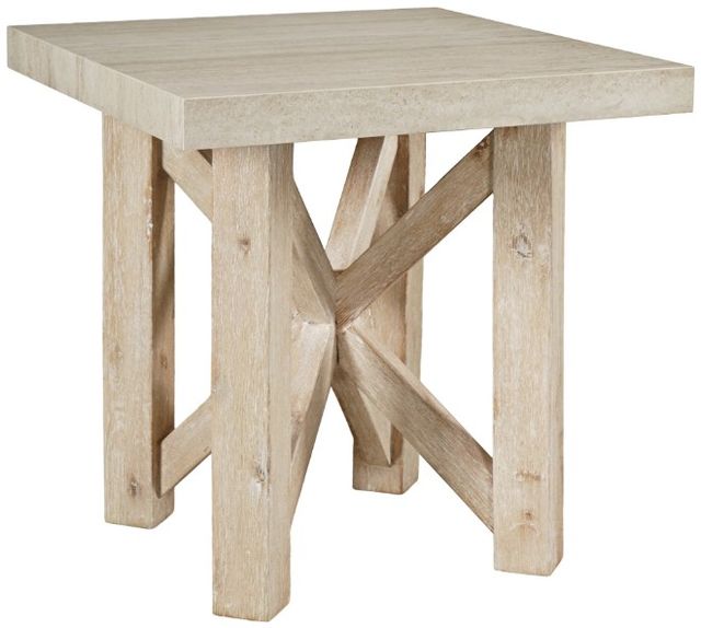 Jofran Inc. Sierrafina Almond Square End Table-0