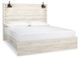 Signature Design by Ashley® Cambeck 3-Piece Whitewash King Panel Bed Set-1