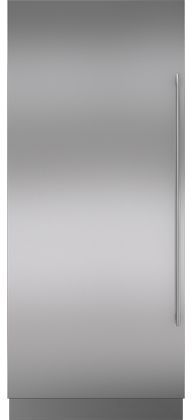 Sub-Zero® 36" Stainless Steel Left Hinge Column Freezer/Refrigerator Door Panel Kit with Tubular Handle-0