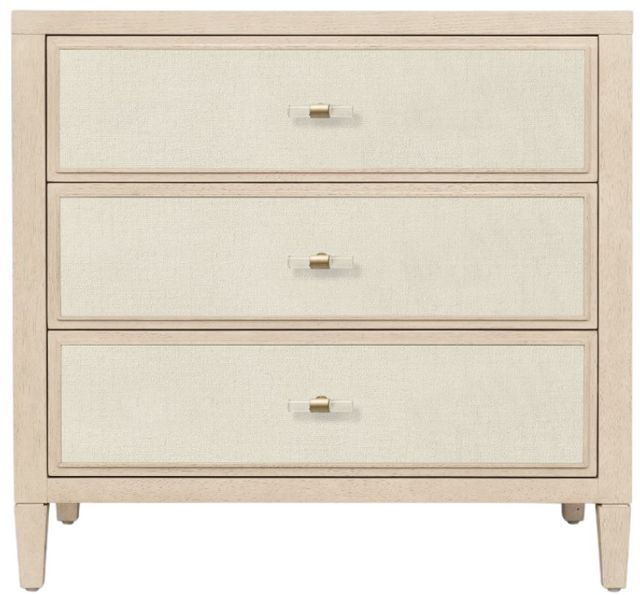 Hooker® Furniture Melange Be My Guest Polished Limestone Nightstand-2