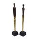 A & B Home Black/Gold Human Statuaries-0