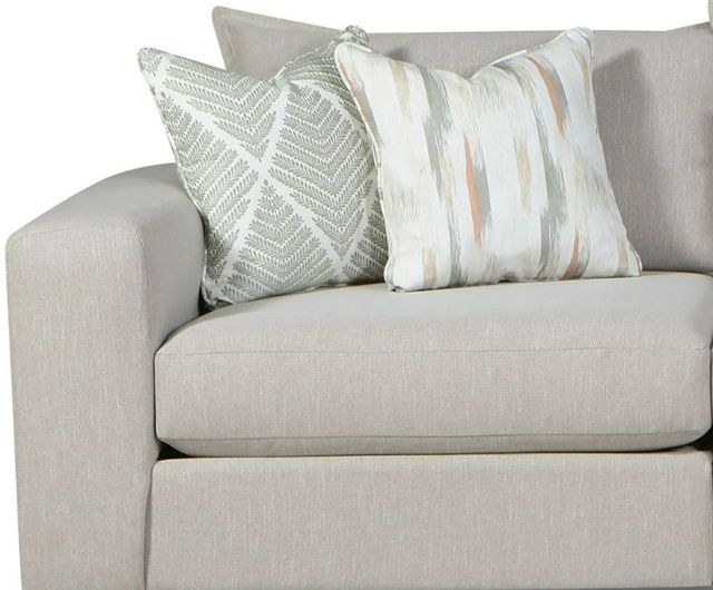 Fusion Furniture Charlotte 5-Piece Cremini Gray L-Shape Sectional-1