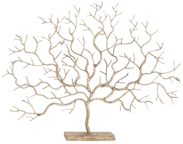 Deco Marche Silver 32'' Tree Sculpture-0