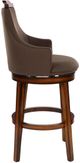 Mazin Furniture Bayshore Chocolate Swivel Bar Chair-2