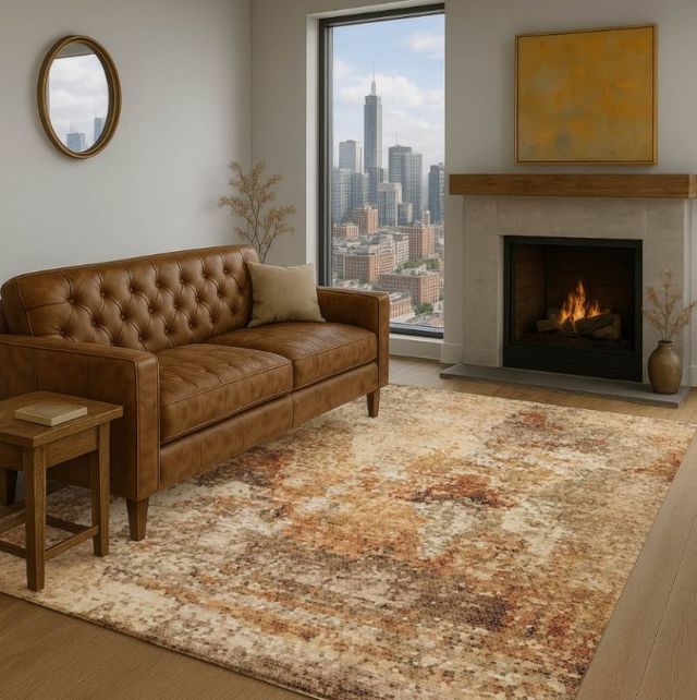 Dalyn™ Rug Company Lumara LM2 Copper 5'x8' Area Rug-1