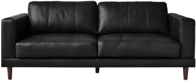 Elements International Hampton Fiero Black Sofa-1