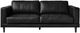 Elements International Hampton Fiero Black Sofa-1