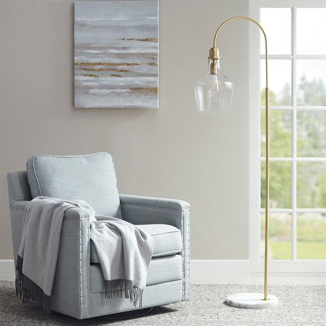 Olliix by Hampton Hill Gold Auburn Floor Lamp-4