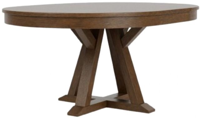 Riverside Furniture Calhoun Whiskey Oak Round Dining Table-0