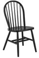 John Thomas Furniture® Dining Essentials Black Windsor Side Chair-0