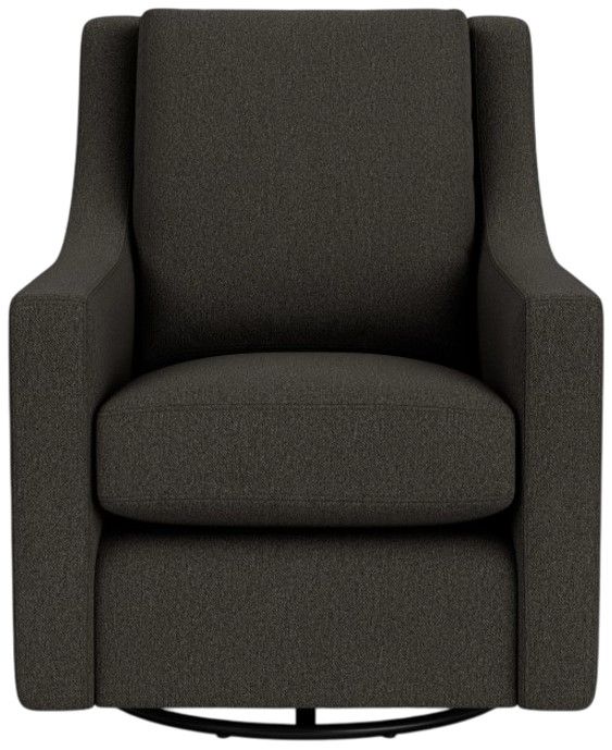 Flexsteel® Murph Gray Pewter Swivel Chair-1