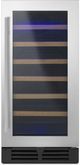 Whirlpool® 15" Stainless Steel Wine Cooler-0
