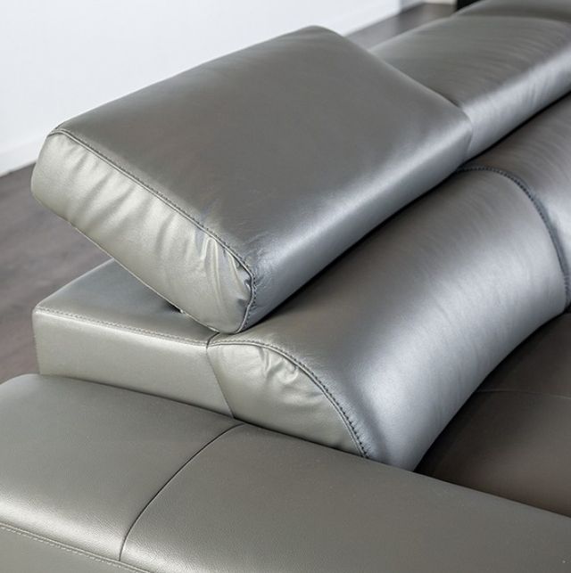 Furniture of America® Vadso Dark Gray Sectional with Left Chaise-2