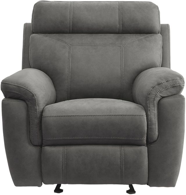 Mazin Furniture Clifton Gray Glider Reclining Chair-2