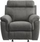 Mazin Furniture Clifton Gray Glider Reclining Chair-2