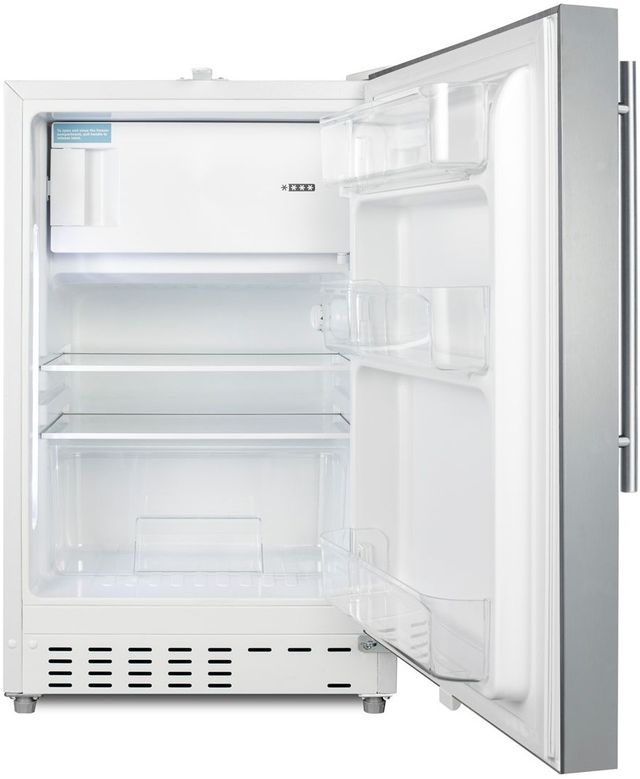 Summit® 2.7 Cu. Ft. Stainless Steel Under The Counter Refrigerator-1