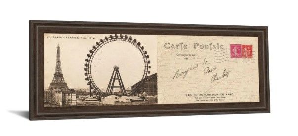 Classy Art Lettre De Paris Il by Wild Apple Graphics Wall Art-1