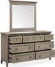 Magnussen Home® Paxton Place Dovetail Grey Landscape Mirror-3