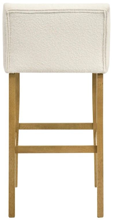 Armen Living Fauna 4-Piece Amber Glow/White Barstool Set-4