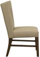 International Furniture Direct Forge Brown/Ivory Leather Dining Side Chair-3