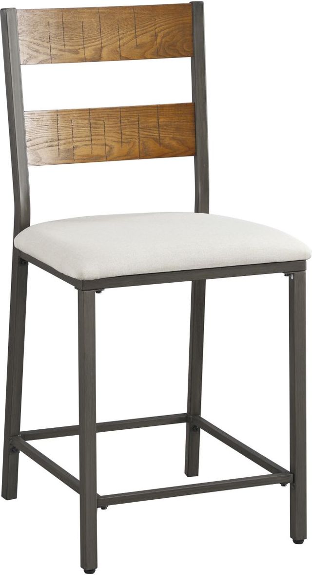 Signature Design by Ashley® Stellany 9-Piece Brown/Gray Counter Height Dining Set-2