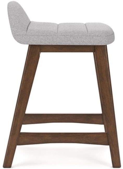 Signature Design by Ashley® Lyncott Light Gray Counter Bar Stool-4