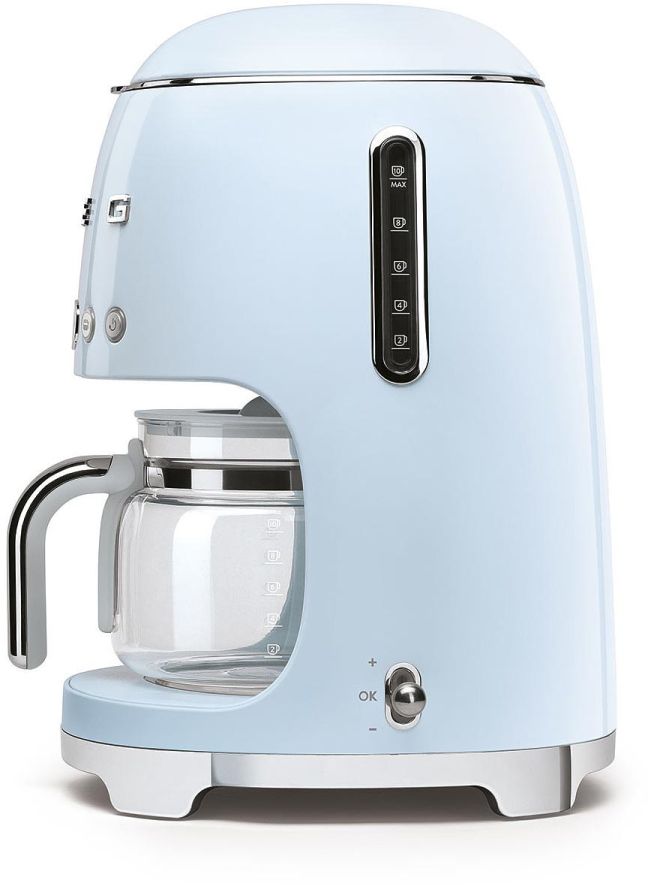 Smeg Retro Style Pastel Blue Coffee Maker - DCF02PBUS - Thumbnail 2