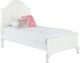 Elements International Jesse White 3-Piece White Twin Youth Bedroom Set-1