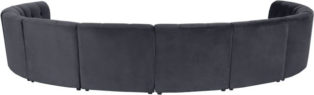 Meridian Furniture Limitless 10-Piece Grey Velvet Modular Sectional-3